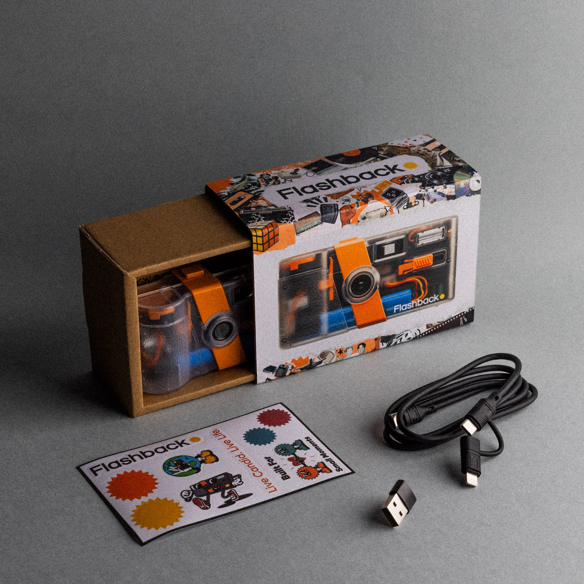 Flashback ONE35 V2 packaging and accessories